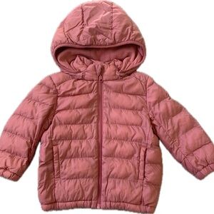 Uniqlo Kids Pink Puffer Jacket